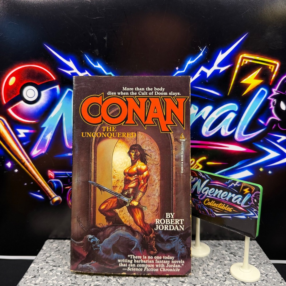 Conan The Unconquered Robert Jordan Tor First Edition 1983 Paperback 0812514009